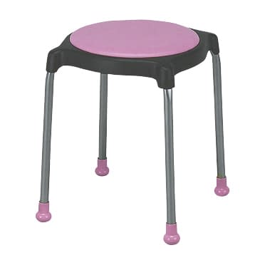 丸椅子 診察椅子 23-5123-0002 ピンク ニシキ工業 CUPPO-C(レザー)