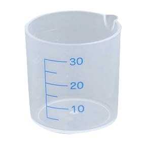 薬杯3号口付青目盛(未滅菌) 3号・青目盛 08-2610-12 エムアイケミカル 30CC(39X40)100コイリ