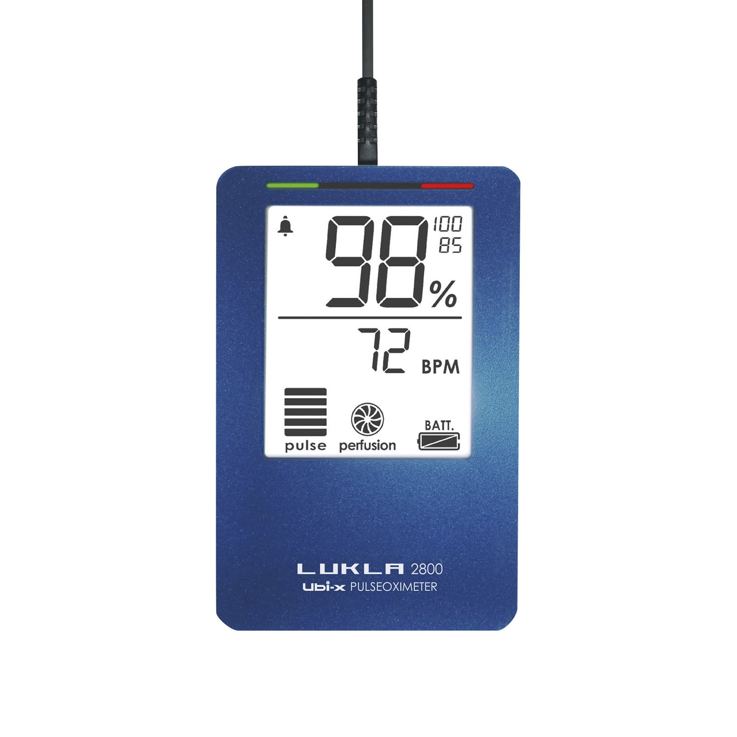 パルスオキシメータ LUKLA 23-2314-01 ユビックス LKL2800MA(メタリックブルー)