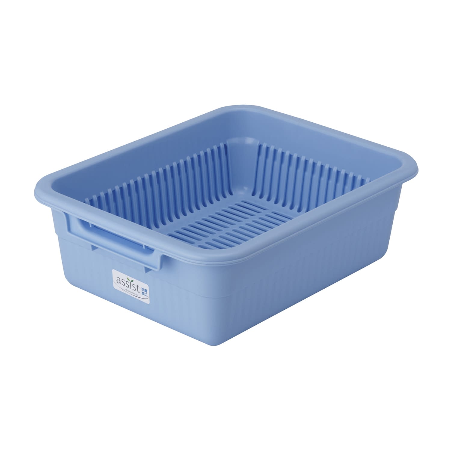 水切りカゴ 本体No.4 バスケット(洗浄カゴ) 19-3796-03 新輝合成 NO.4(ブルー)