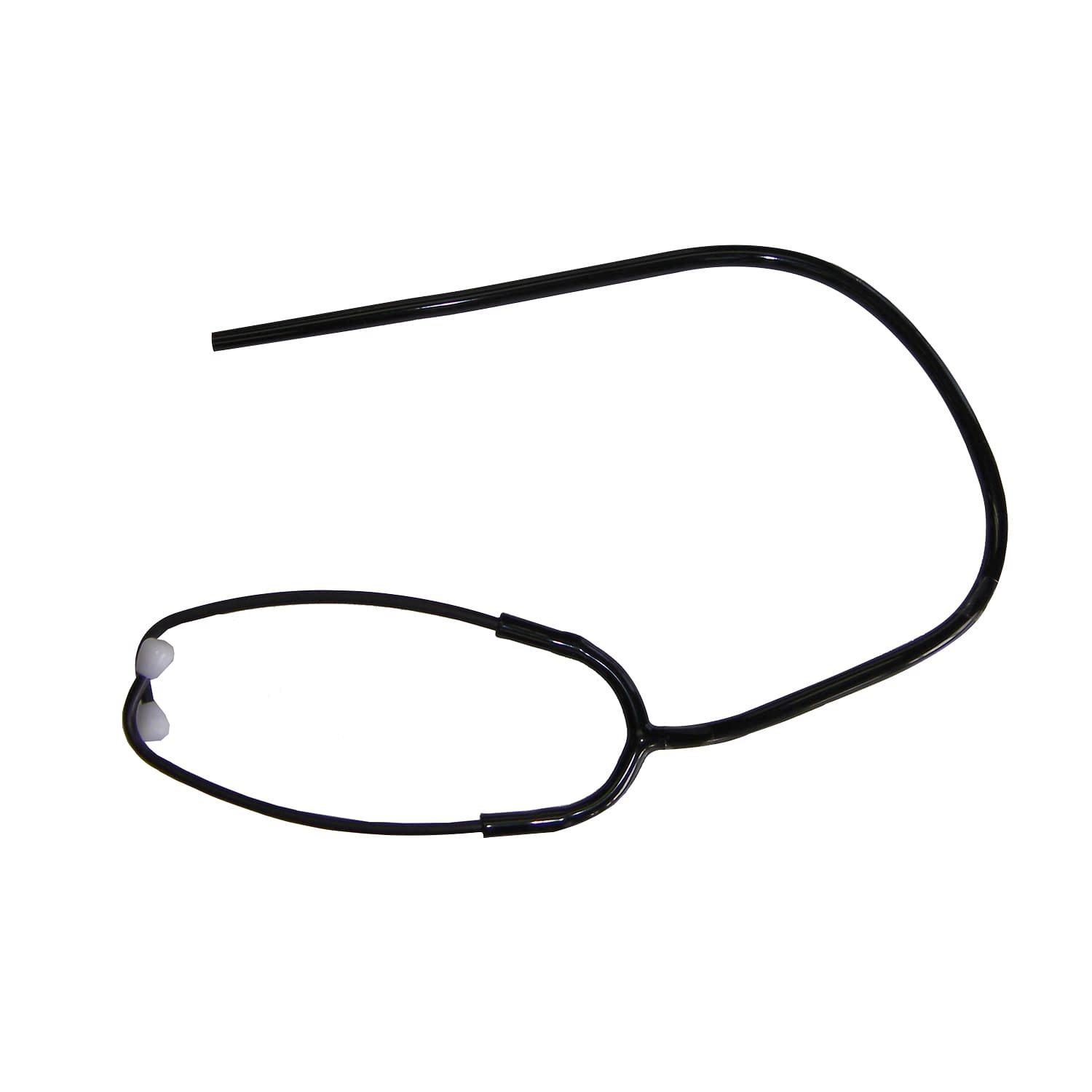 聴診器用耳金具・カラーチューブセット 内バネ式(カラー) 02-3240-0001 黒 ケンツメディコ ウチバネシキ