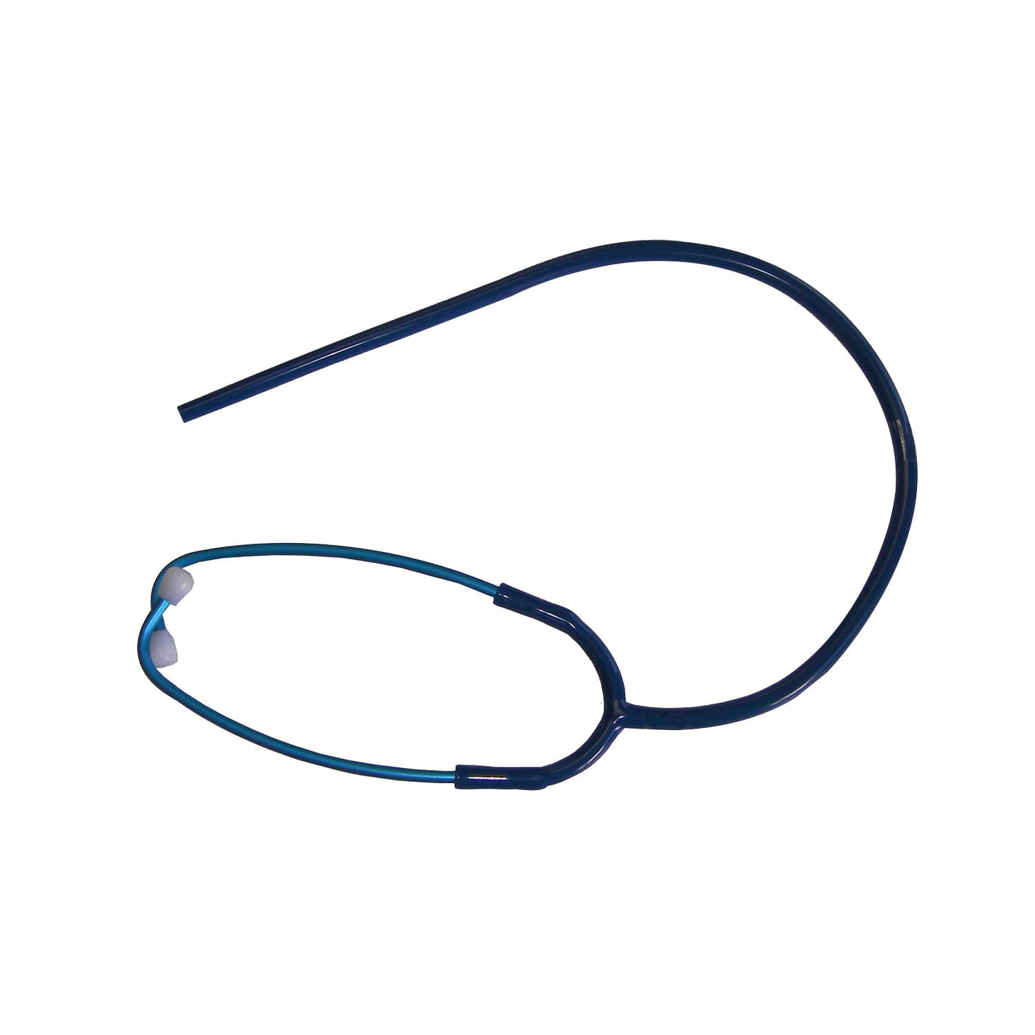 聴診器用耳金具・カラーチューブセット 内バネ式(カラー) 02-3240-0004 紺 ケンツメディコ ウチバネシキ