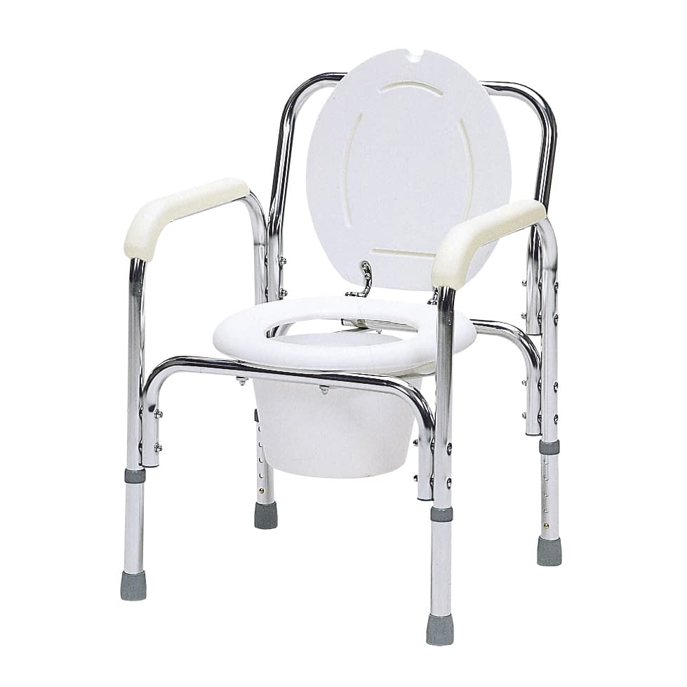 トイレチェア(アルミ製) 23-2453-00 日進医療器 TY523