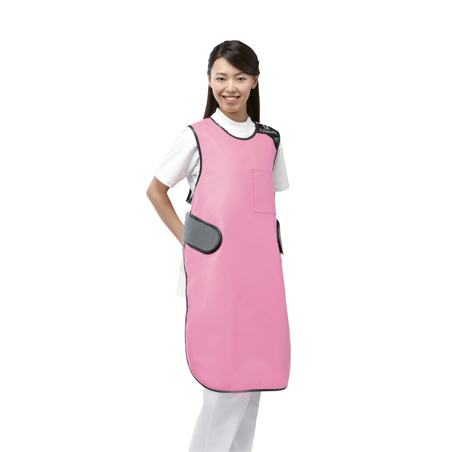 ウインドエプロン(プレミアライト) L 23-5773-0602 ピンク 保科製作所 PAW(L)0.25MMPB