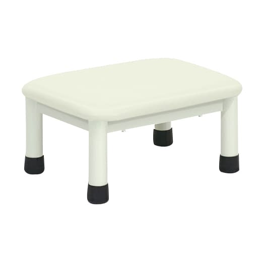 足踏み台(ミニステップ) 23-2769-0001 ビニルレザー白 高田ベッド製作所 TB-276(40X30X20CM)