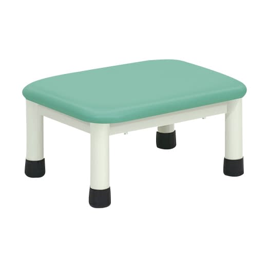 足踏み台(ミニステップ) 23-2769-0005 ビニルレザーライトグリーン 高田ベッド製作所 TB-276(40X30X20CM)