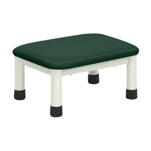 足踏み台(ミニステップ) 23-2769-0015 ビニルレザーメディグリーン 高田ベッド製作所 TB-276(40X30X20CM)