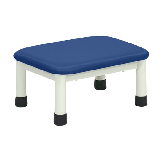 足踏み台(ミニステップ) 23-2769-0016 ビニルレザーメディブルー 高田ベッド製作所 TB-276(40X30X20CM)