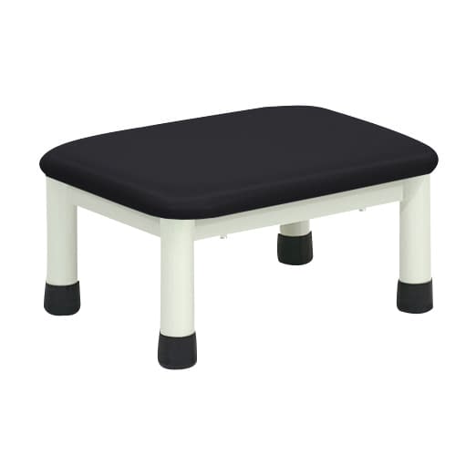 足踏み台(ミニステップ) 23-2769-0103 ビニルレザー黒 高田ベッド製作所 TB-276(40X30X30CM)