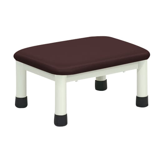 足踏み台(ミニステップ) 23-2769-0104 ビニルレザー茶 高田ベッド製作所 TB-276(40X30X30CM)