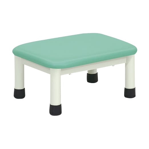 足踏み台(ミニステップ) 23-2769-0105 ビニルレザーライトグリーン 高田ベッド製作所 TB-276(40X30X30CM)