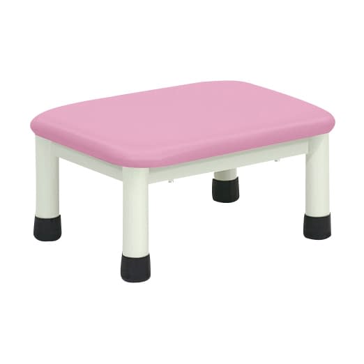 足踏み台(ミニステップ) 23-2769-0107 ビニルレザーピンク 高田ベッド製作所 TB-276(40X30X30CM)