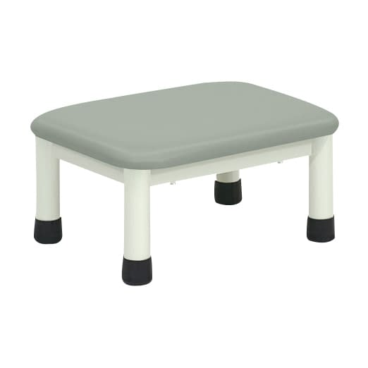 足踏み台(ミニステップ) 23-2769-0109 ビニルレザーグレー 高田ベッド製作所 TB-276(40X30X30CM)