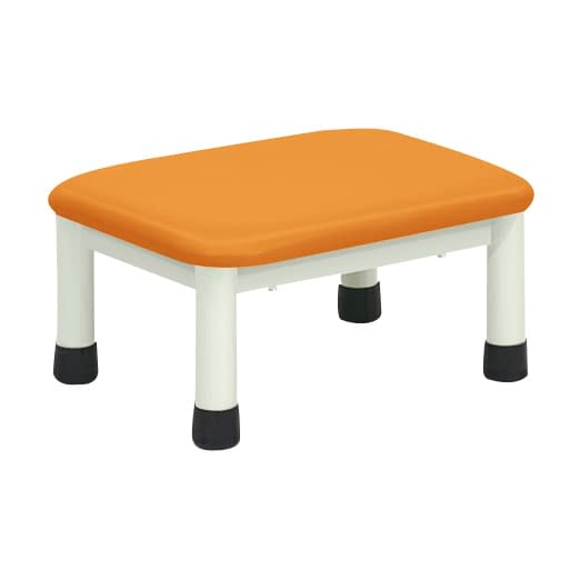 足踏み台(ミニステップ) 23-2769-0110 ビニルレザーオレンジ 高田ベッド製作所 TB-276(40X30X30CM)