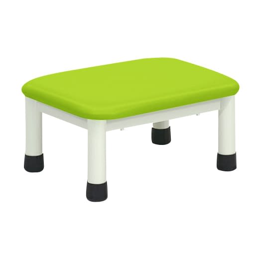 足踏み台(ミニステップ) 23-2769-0111 ビニルレザー抹茶 高田ベッド製作所 TB-276(40X30X30CM)