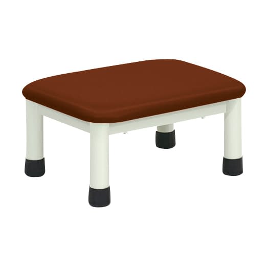 足踏み台(ミニステップ) 23-2769-0117 ビニルレザーライトブラウン 高田ベッド製作所 TB-276(40X30X30CM)