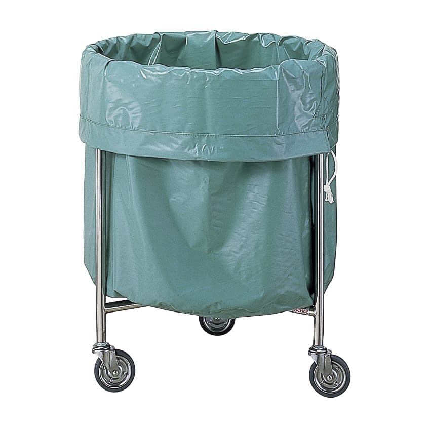 丸型リネン車 アルコー108型B B(ステンレス) 23-5253-01 アルコー 100192(ステンレス)