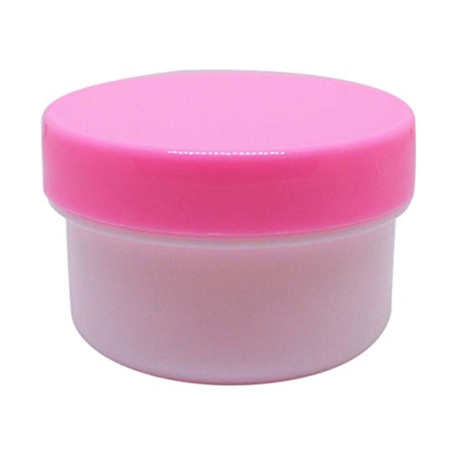 軟膏容器プラ壷N－2号(未滅菌) 23-6687-0006 キャップ：ピンク エムアイケミカル 13CC(100コイリ)