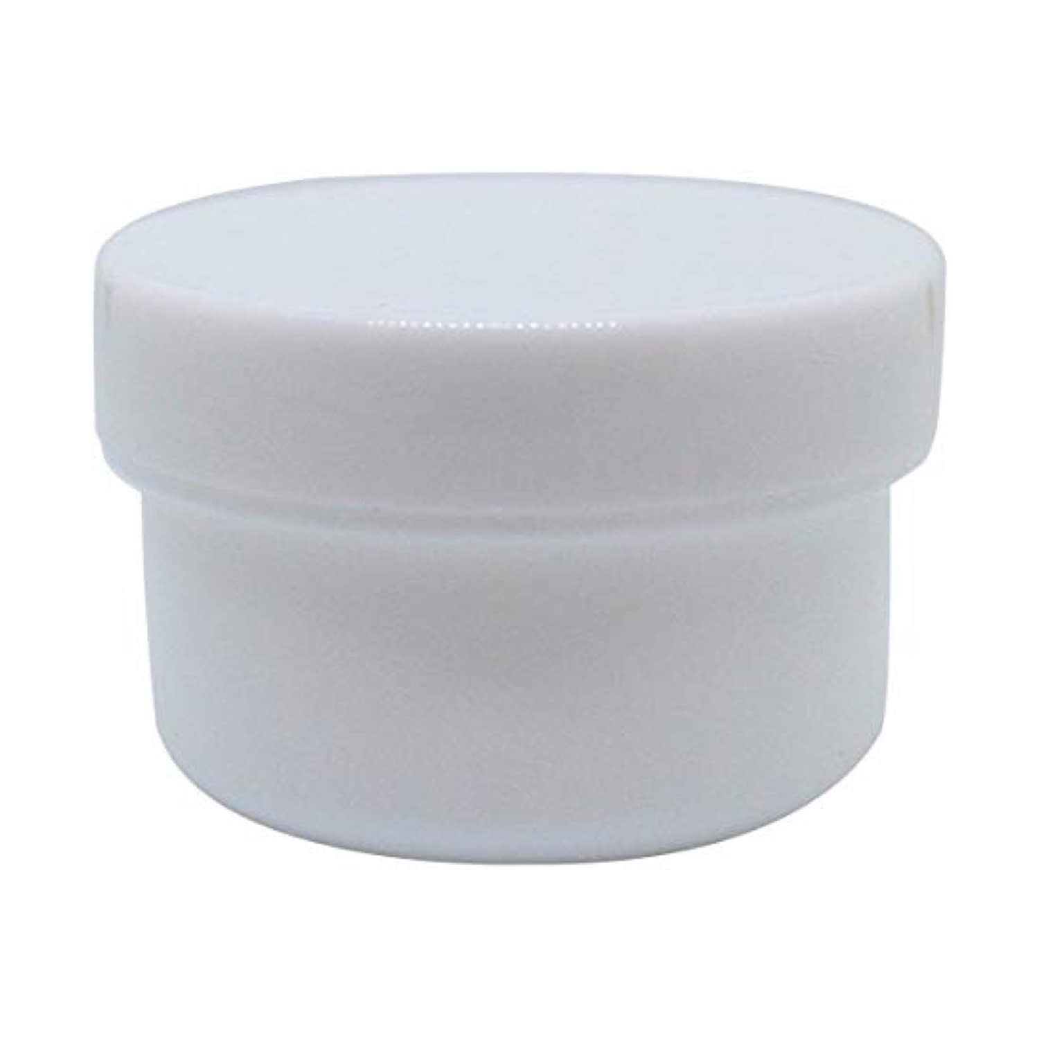 軟膏容器プラ壷N－3号(未滅菌) 23-6687-0102 キャップ：白 エムアイケミカル 26CC(100コイリ)