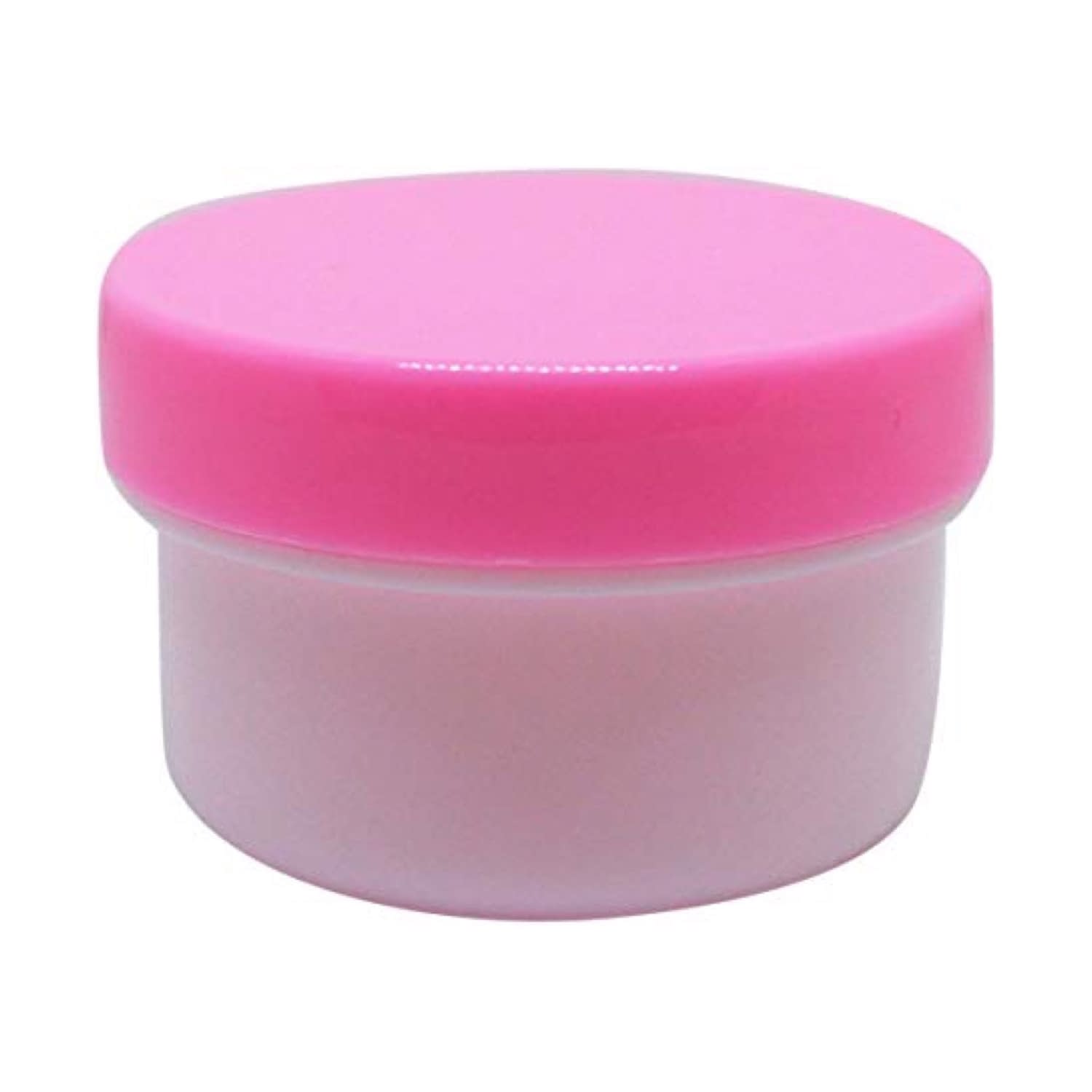軟膏容器プラ壷N－3号(未滅菌) 23-6687-0106 キャップ：ピンク エムアイケミカル 26CC(100コイリ)