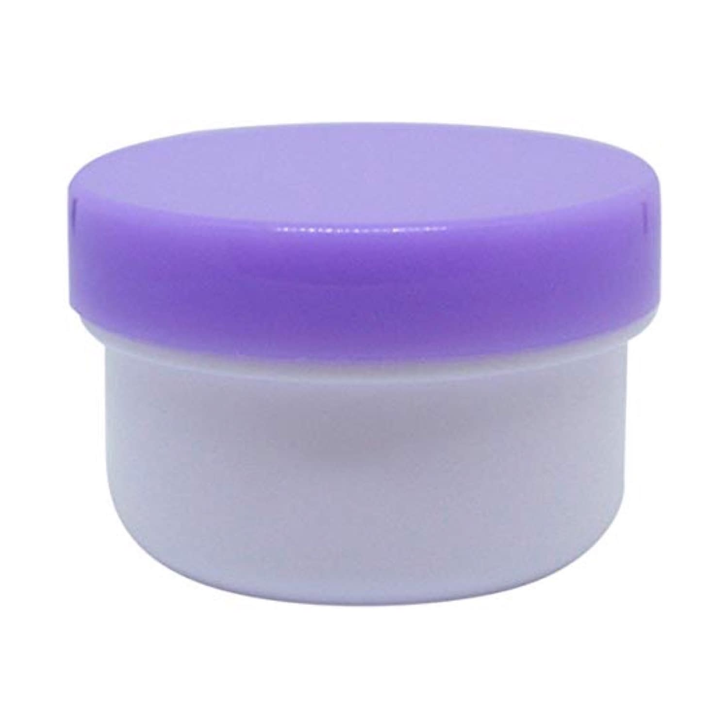 軟膏容器プラ壷N-3号(未滅菌) 23-6687-0109 キャップ:フジ エムアイケミカル 26CC(100コイリ)