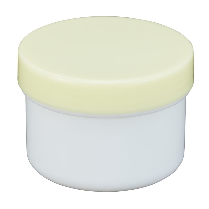 プラ壷N－5号(未滅菌)少数包装 軟膏壺 23-6687-2307 キャップ：クリーム エムアイケミカル 65CC(10コイリ)