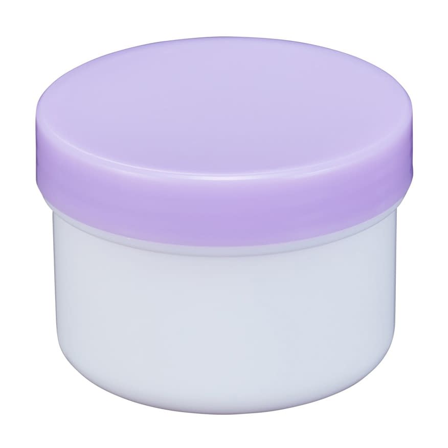 プラ壷N－5号(未滅菌)少数包装 軟膏壺 23-6687-2309 キャップ：フジ エムアイケミカル 65CC(10コイリ)