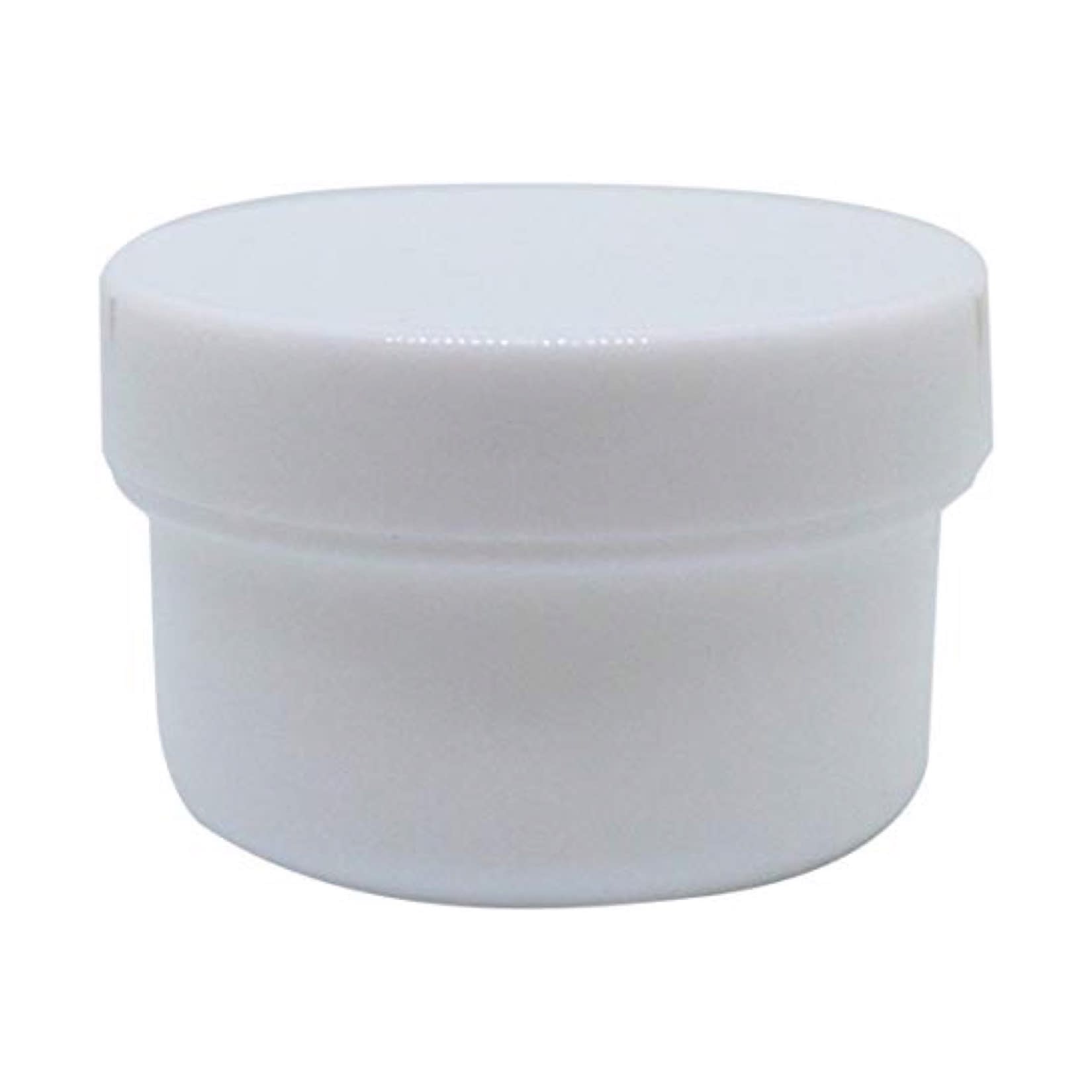 軟膏容器プラ壷N－3号(滅菌済) 軟膏壺 23-6687-0602 キャップ：白 エムアイケミカル 26CC(20コX5フクロイリ)