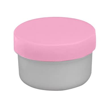 軟膏容器プラ壷N-3号(滅菌済) 軟膏壺 23-6687-0606 キャップ:ピンク エムアイケミカル 26CC(20コX5フクロイリ)