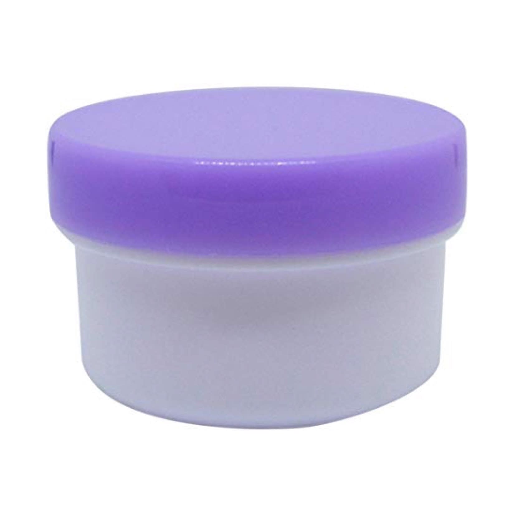 軟膏容器プラ壷N－3号(滅菌済) 軟膏壺 23-6687-0609 キャップ：フジ エムアイケミカル 26CC(20コX5フクロイリ)