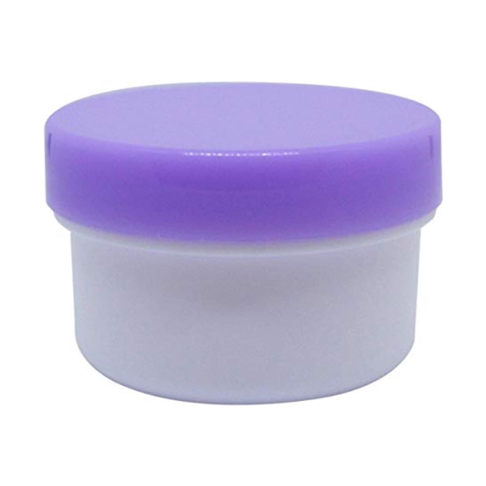 軟膏容器プラ壷N－5号(滅菌済) 軟膏壺 23-6687-0809 キャップ：フジ エムアイケミカル 65CC(10コX10フクロイリ)