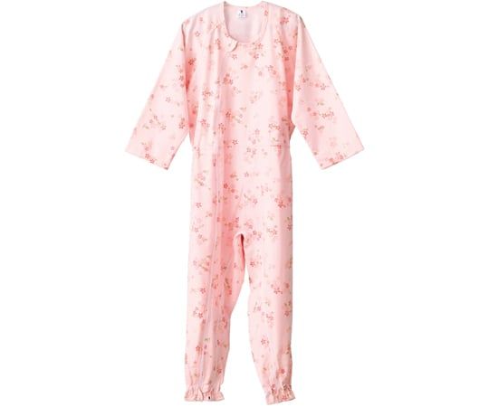 介護つなぎ服(前開き) グリーン フットマーク 403420(M)｜マツヨシ
