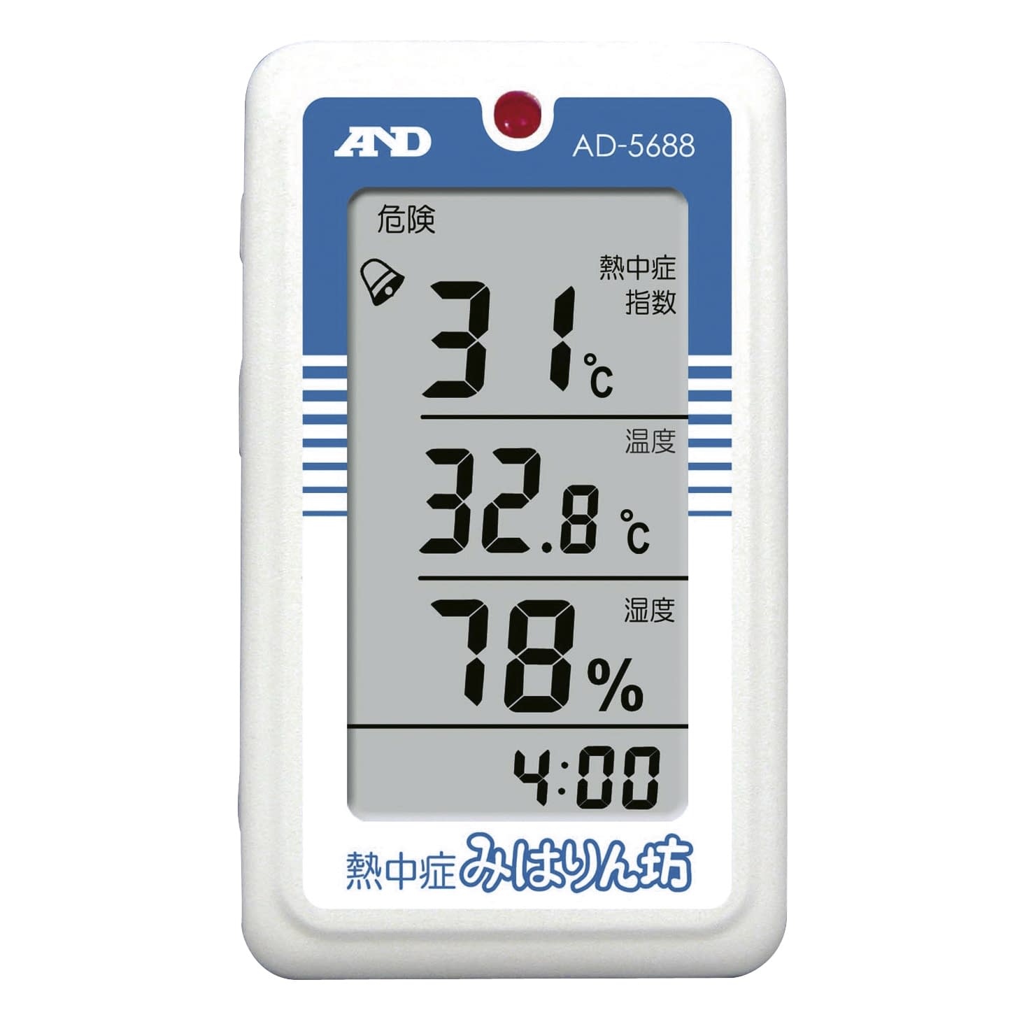 熱中症みはりん坊 温湿度計 24-6271-00 エー・アンド・デイ AD-5688