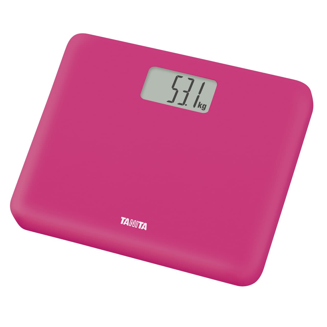 デジタルヘルスメーター 体重計 24-2077-02 タニタ HD-660(ピンク)