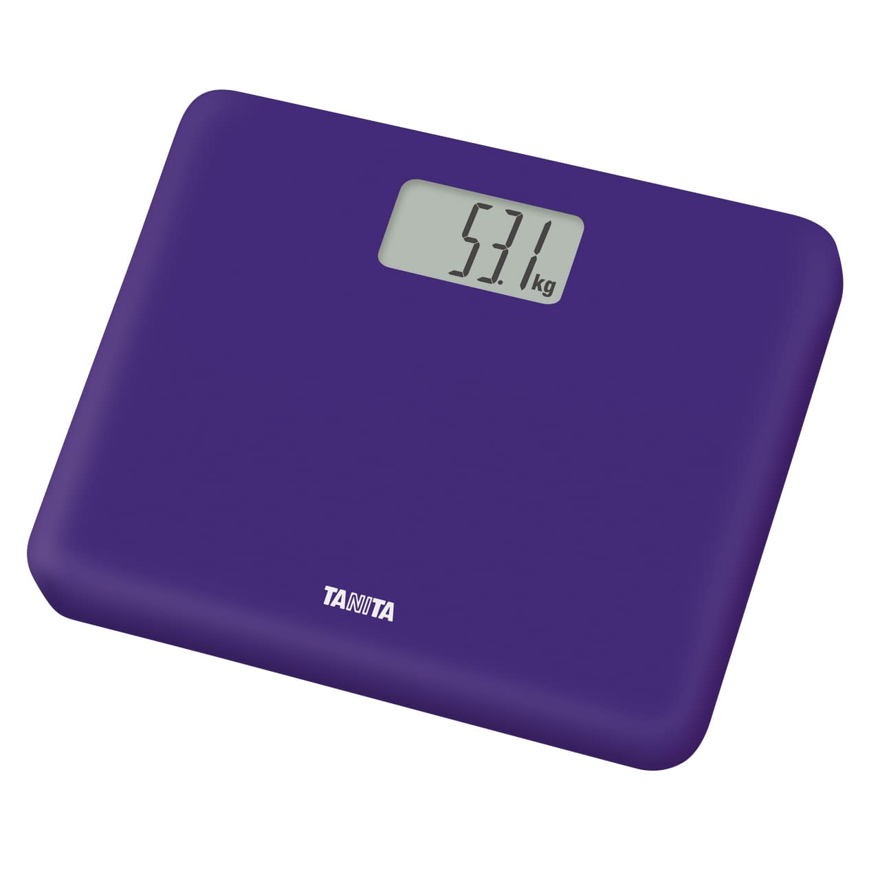デジタルヘルスメーター 体重計 24-2077-00 タニタ HD-660(パープル)
