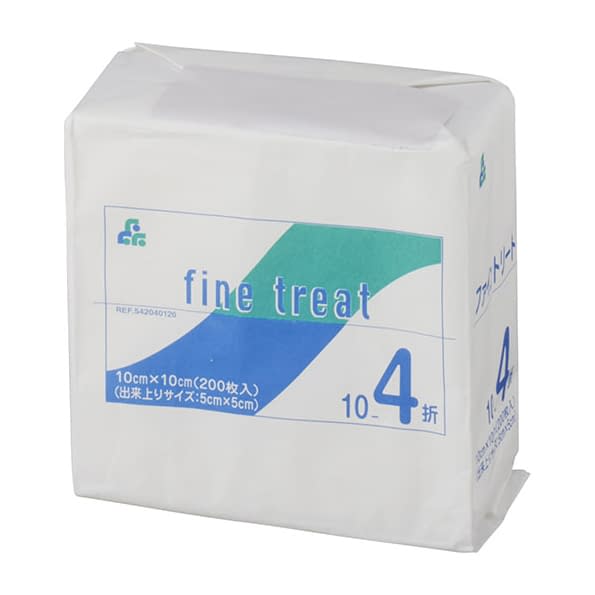 ファイントリート(10×10)4ツ折 24-6816-06 ファイン 542040120(200マイイリ)