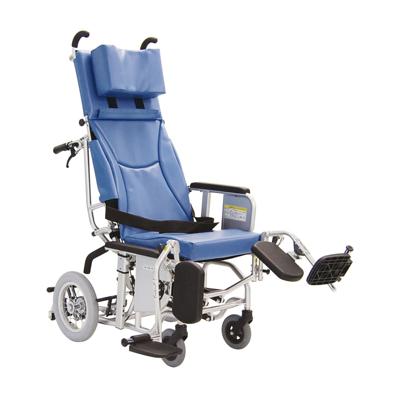 リクライニング車いす クリオネット ふくらはぎパッド 23-2505-0101 青No．40 カワムラサイクル AYK-40EL