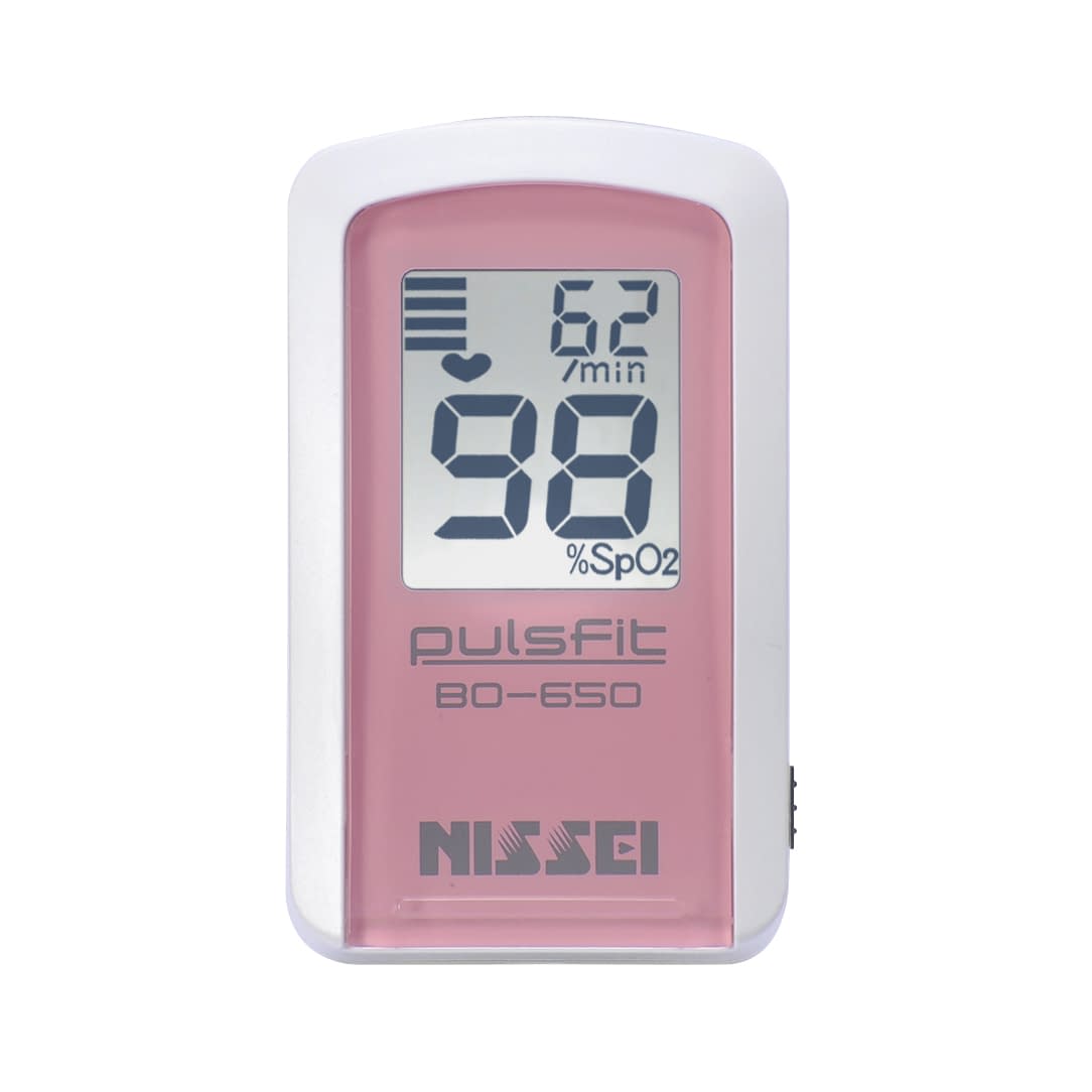 パルスオキシメータ パルスフィット 23-7078-02 日本精密測器 BO-650-11Pプリンセスローズ