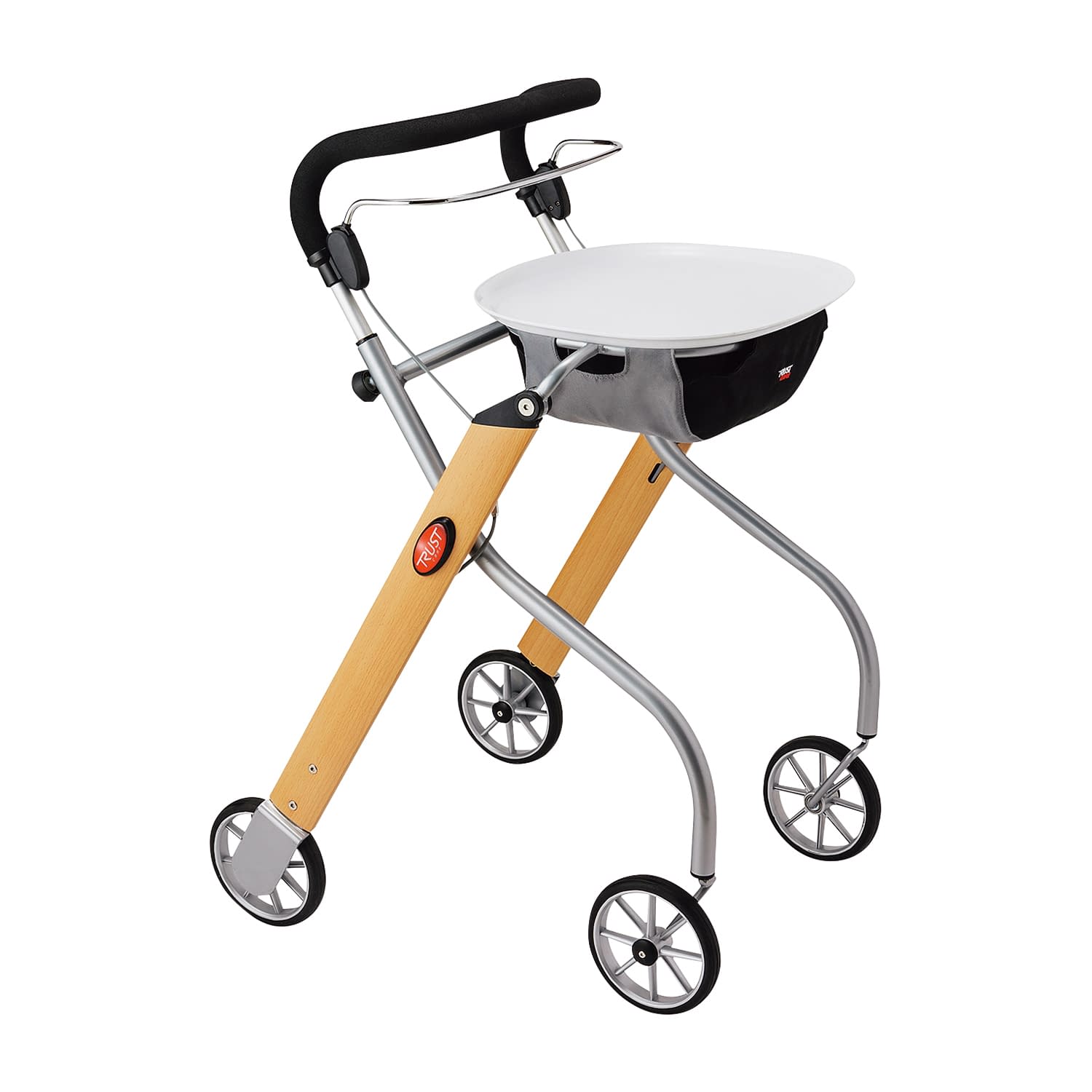 室内専用歩行車 レッツゴー 25-4954-00 竹虎 117500(ウッドパターン)