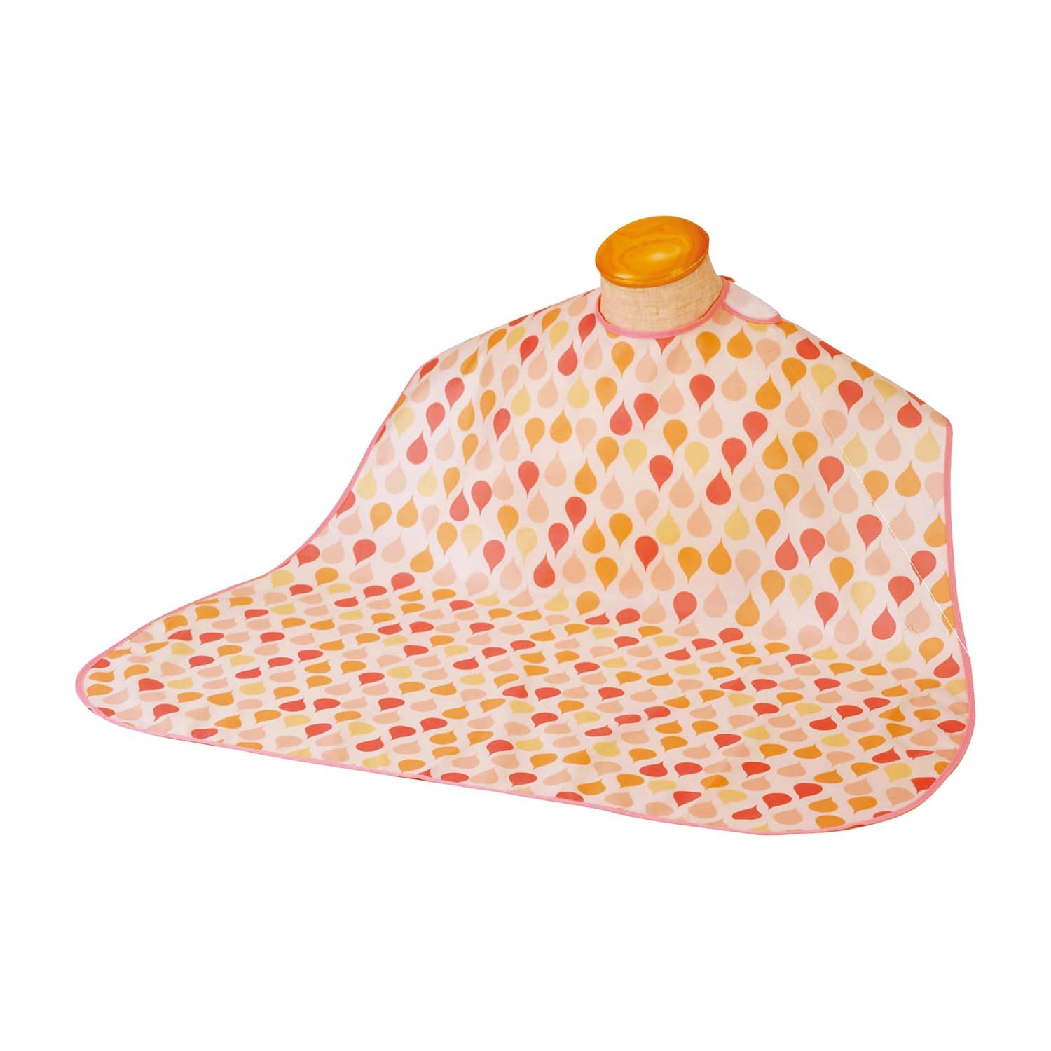 ソフラピレンエプロン しずく 25-6640-0002 オレンジ 竹虎