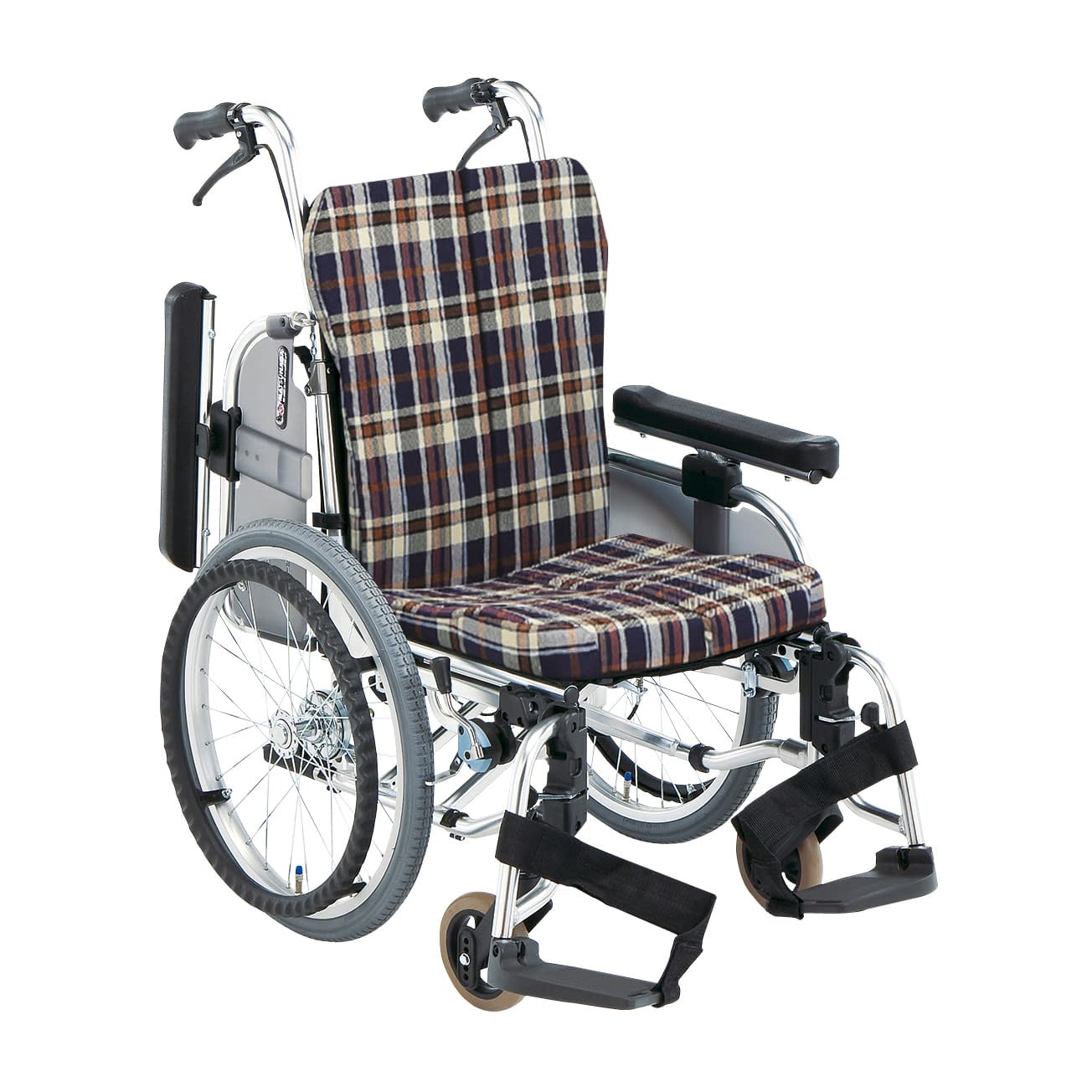 セミモジュール車いす(自走) 背折れ 24-3996-0002 S－1 松永製作所 AR-911S-380