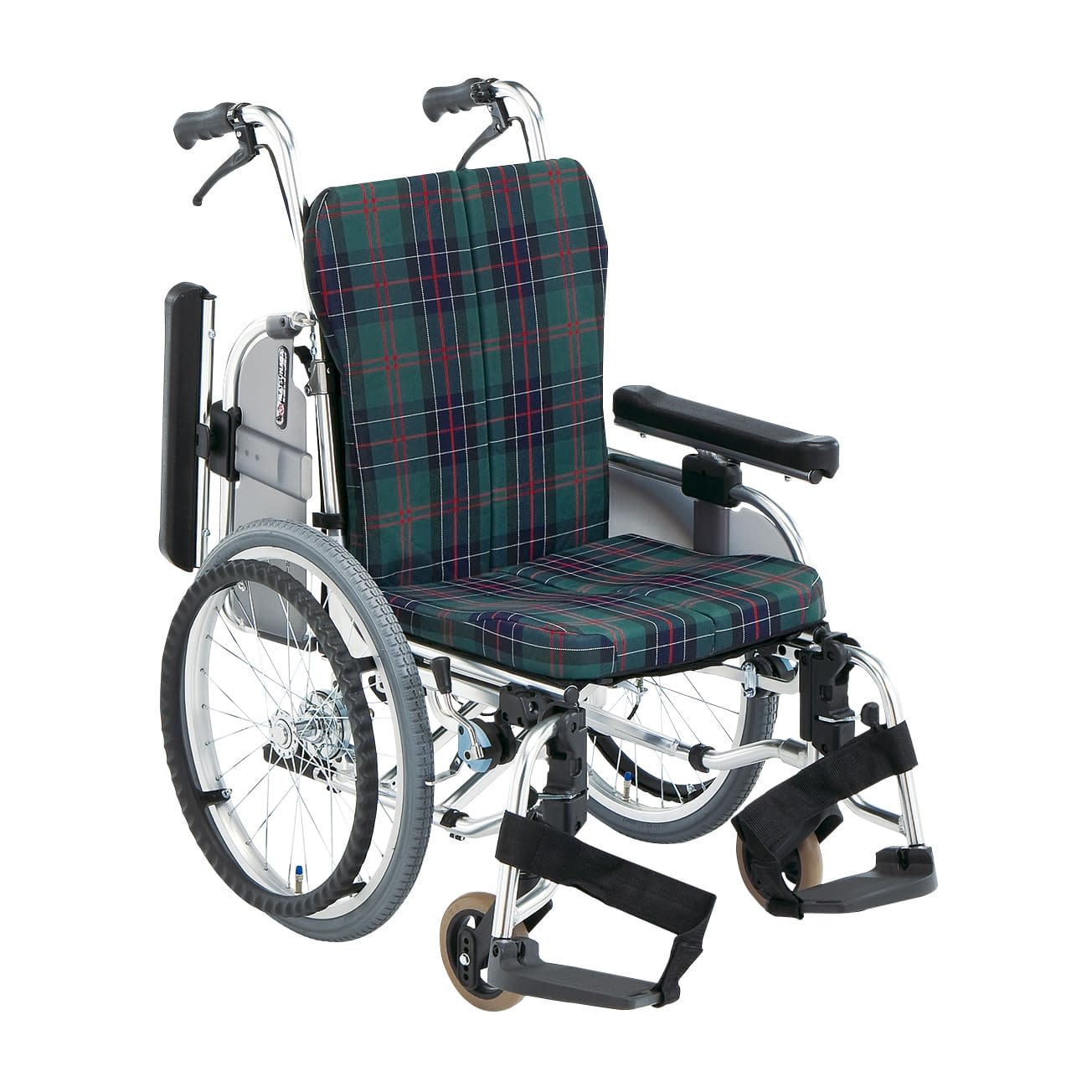 セミモジュール車いす(自走) 背折れ 24-3996-0103 S－2 松永製作所 AR-911S-400