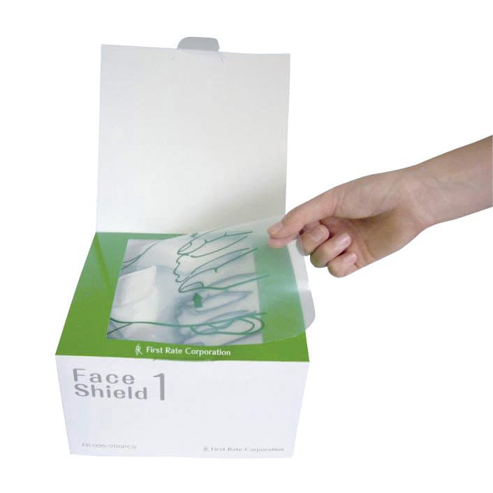 フェイスシールド1(簡易タイプ) 23-6601-00 ファーストレイト FR-099(200マイイリ)