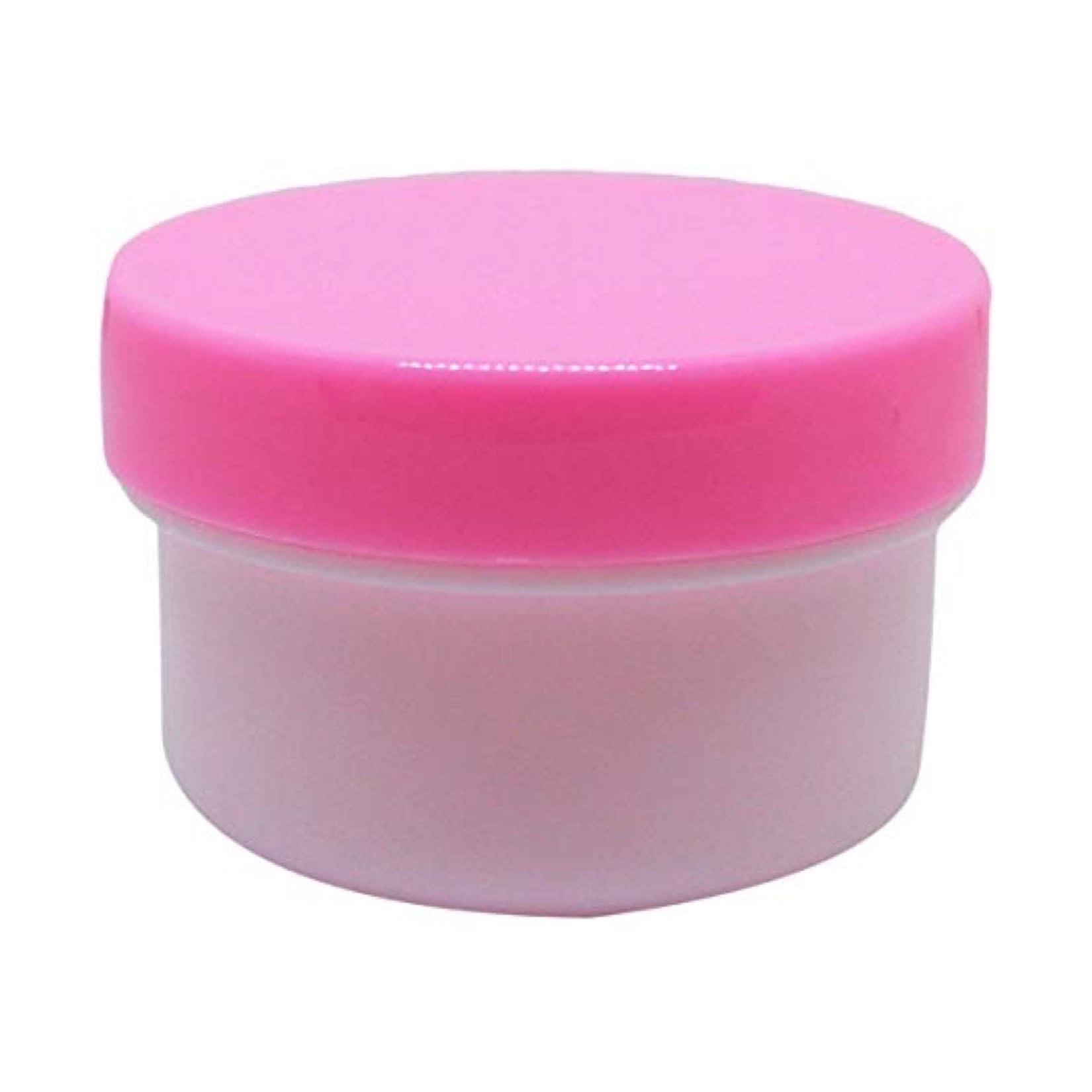 軟膏容器プラ壷N－6号(滅菌済) 軟膏壺 23-6687-0906 キャップ：ピンク エムアイケミカル 130CC(5コX10フクロイリ)