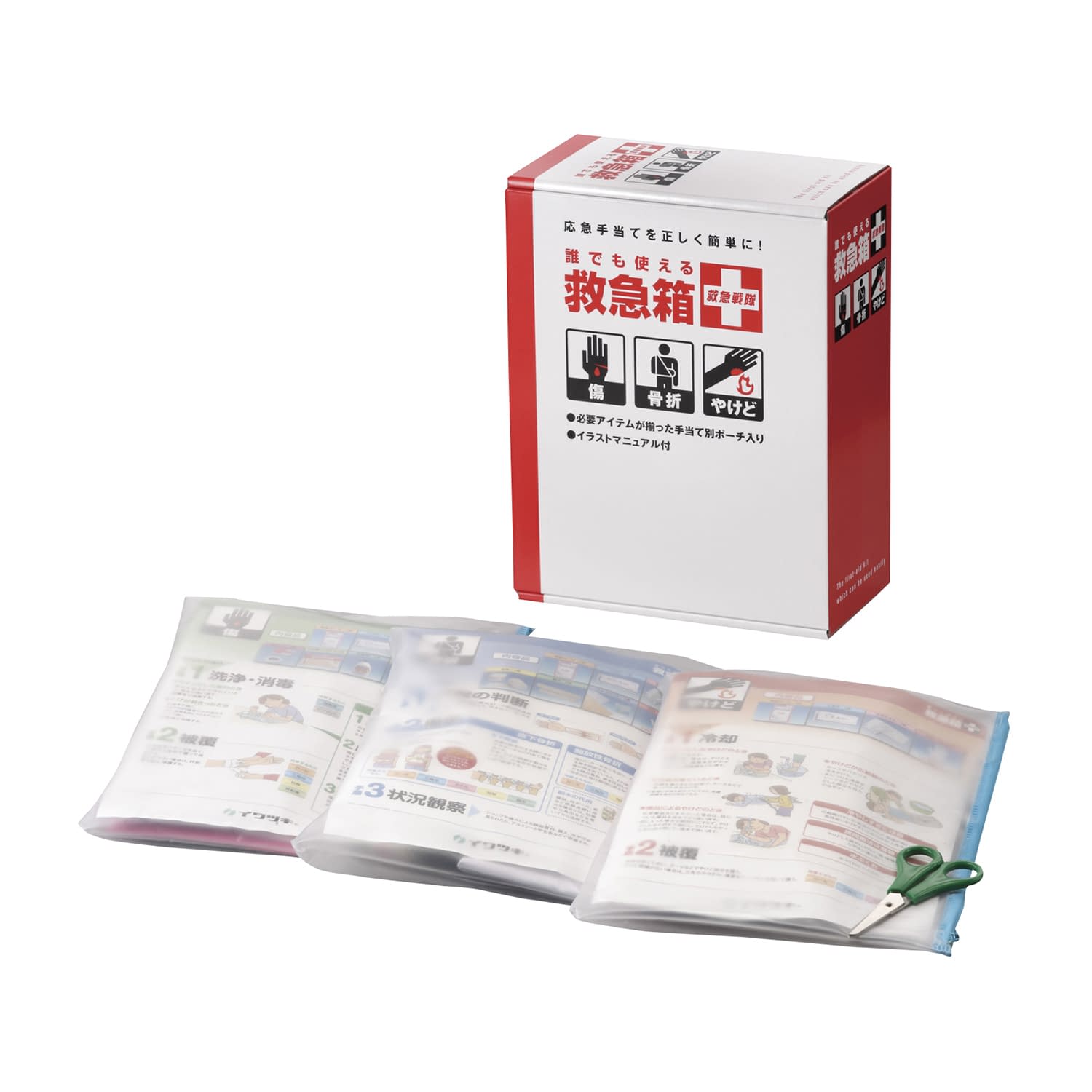 誰でも使える救急箱 救急戦隊 24-2120-00 イワツキ 007-70136