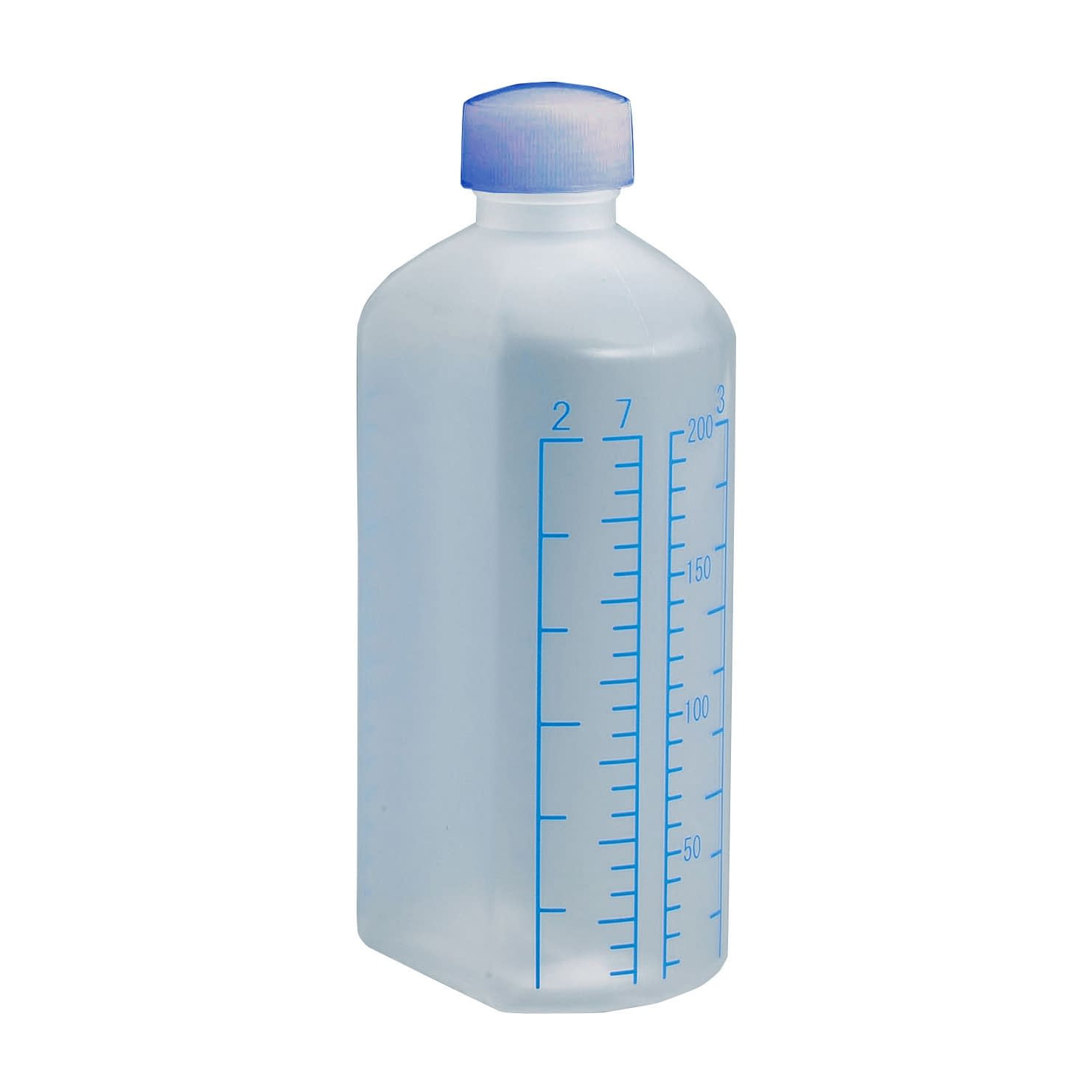 投薬瓶プリントボトル(未滅菌) 23-7917-0302 キャップ：青 エムアイケミカル 200CC(10ポンイリ)