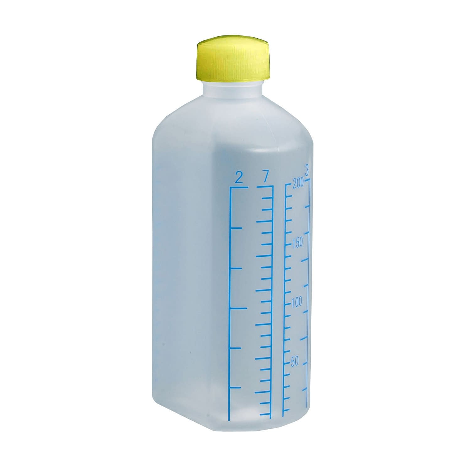 投薬瓶プリントボトル(未滅菌) 23-7917-0304 キャップ：黄 エムアイケミカル 200CC(10ポンイリ)