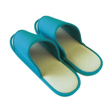 スリッパ殺菌ディスペンサー用スリッパ 01-5382-12 IHIシバウラ ミントグリーン(10ソク)