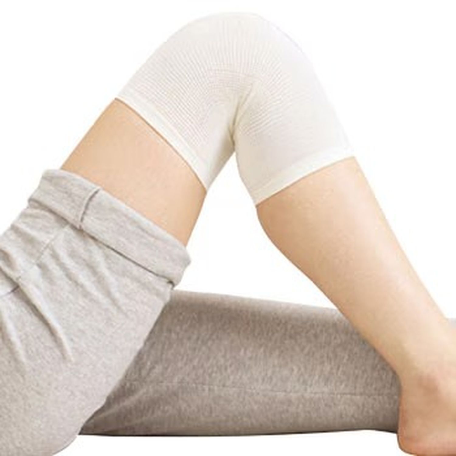 中山式肘・膝・脹脛サポーター 24-3874-00 HEALTH CARE アイボリー(フリーサイズ)