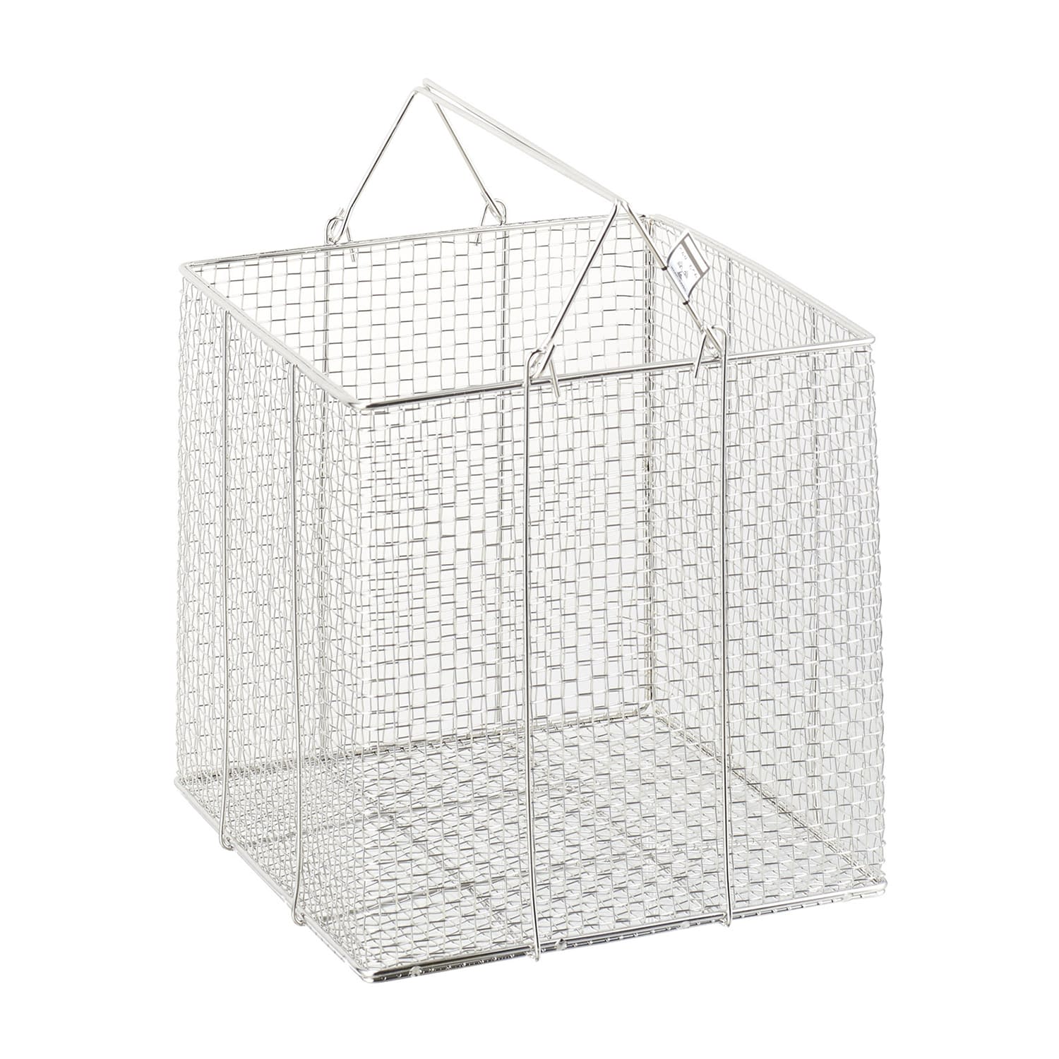 洗浄カゴ(角型)SS SS型・角220 04-2255-00 三和化研工業 W220XD220XH220MM